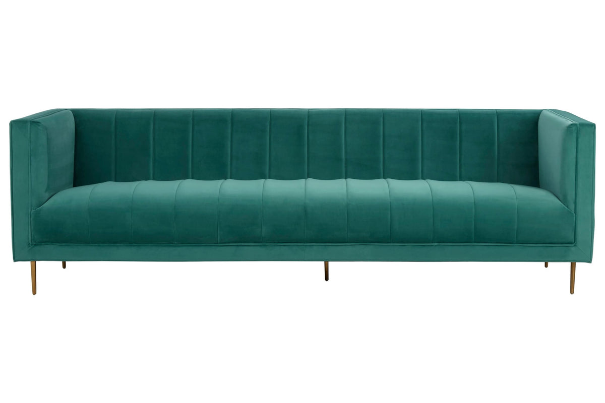 Monaco Velvet 3 Seater Sofa