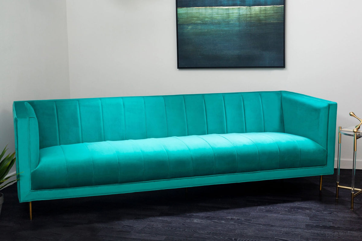 Monaco Velvet 3 Seater Sofa