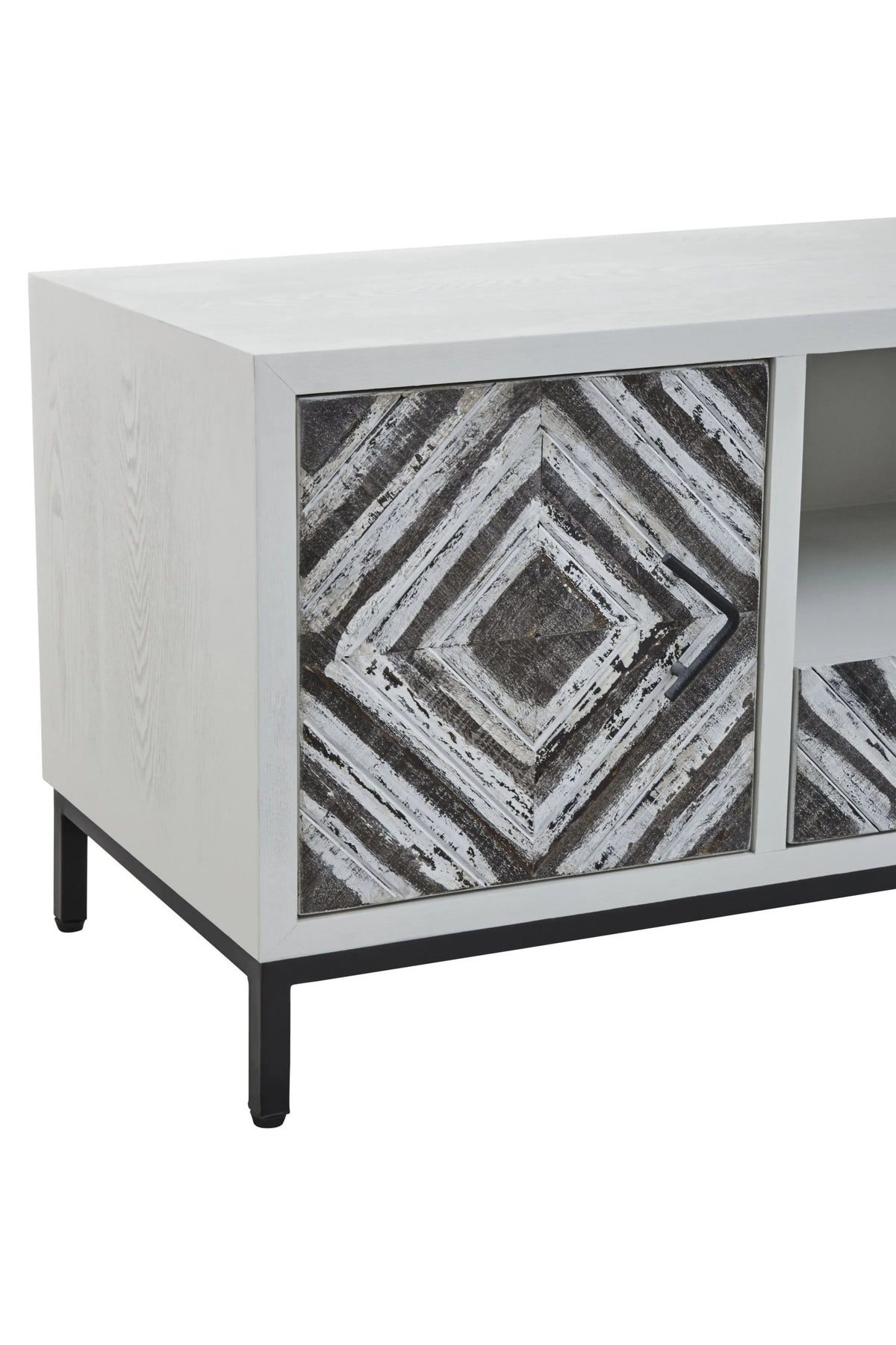 Canterbury Rustic Chevron Media Unit