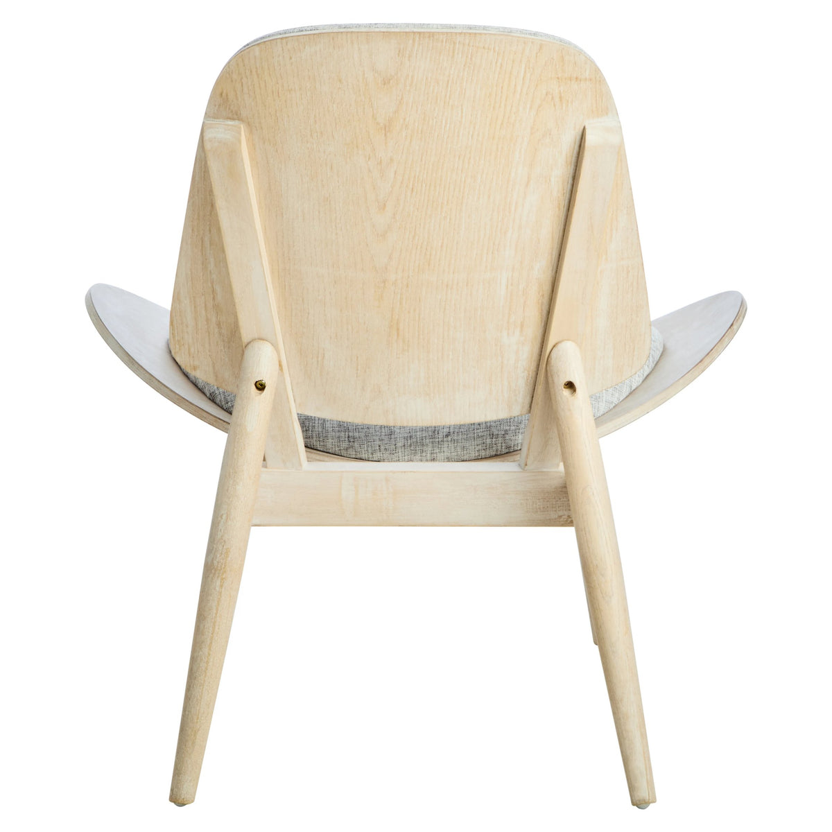 Harrogate Fabric and Washed Elm Wood Chair
