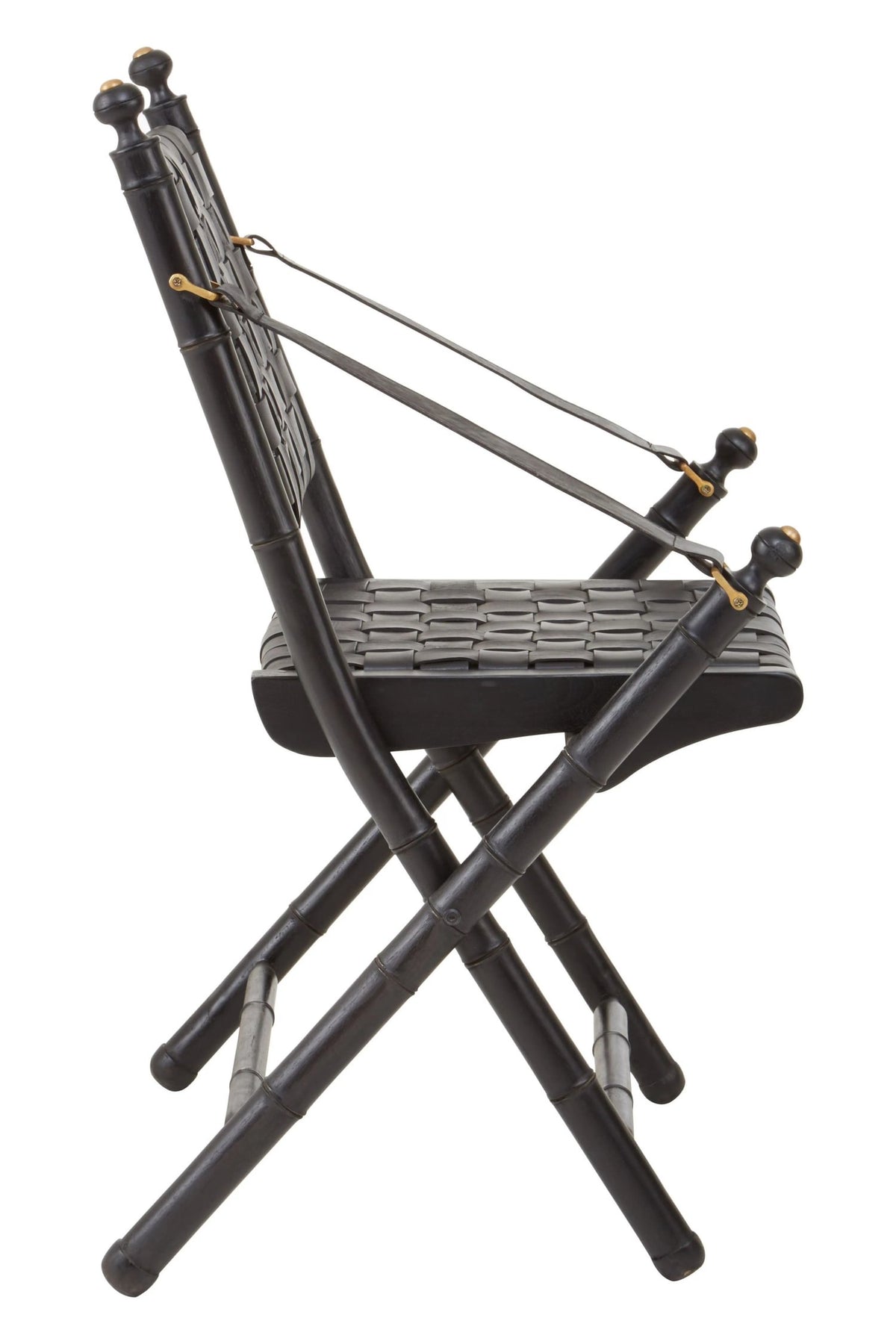 Seville Woven Leather and Teak Wood Chair