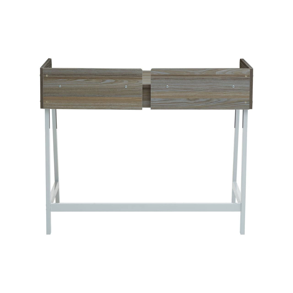 Penzance Light Oak Veneer Desk with 1 Drawer