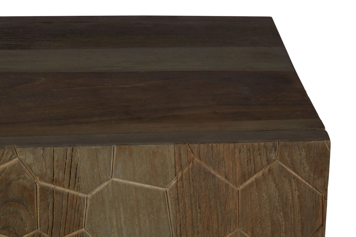 Maldon Recycled Elm Wood 2 Door Sideboard