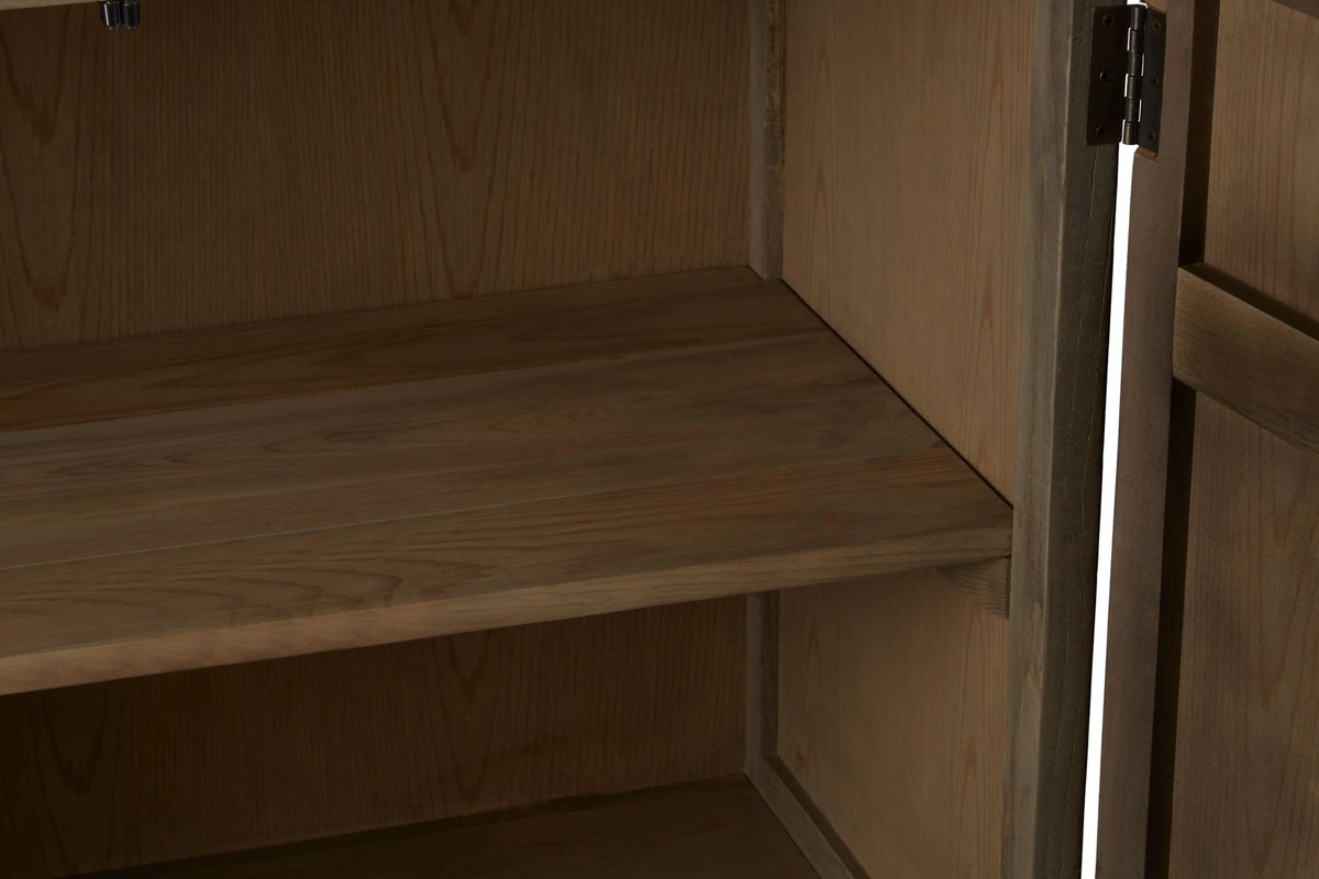 Maldon Recycled Elm Wood 2 Door Sideboard