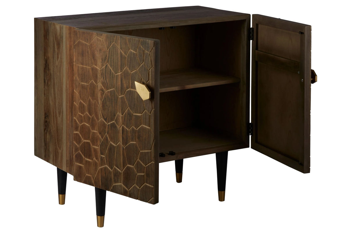 Maldon Recycled Elm Wood 2 Door Sideboard