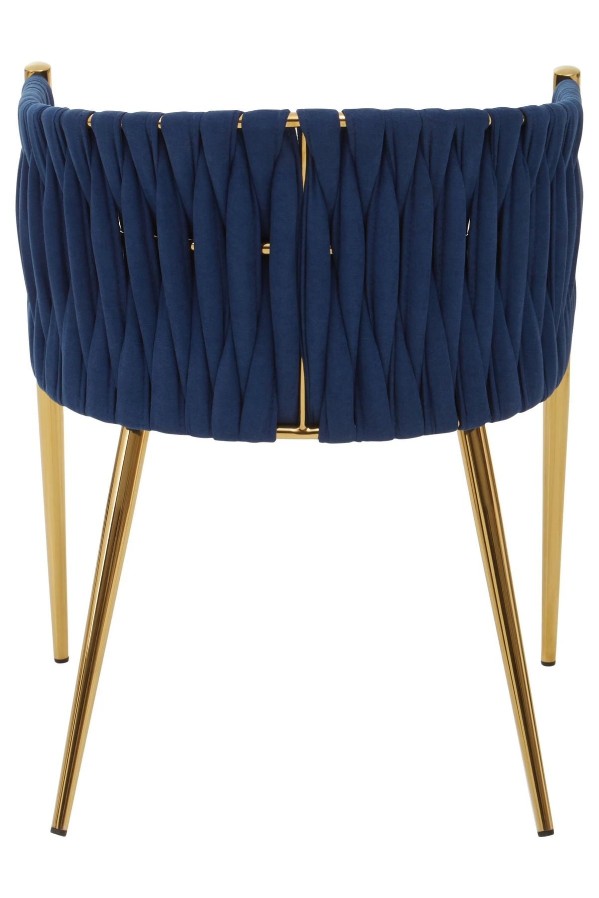 Richmond Blue Dining Chair with Woven Back