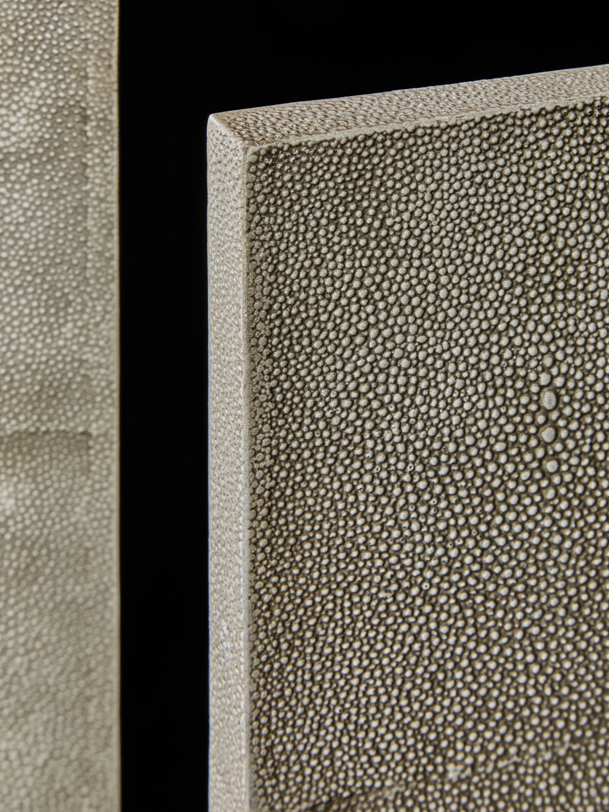 Valencia Grey Shagreen Effect 4 Door Sideboard