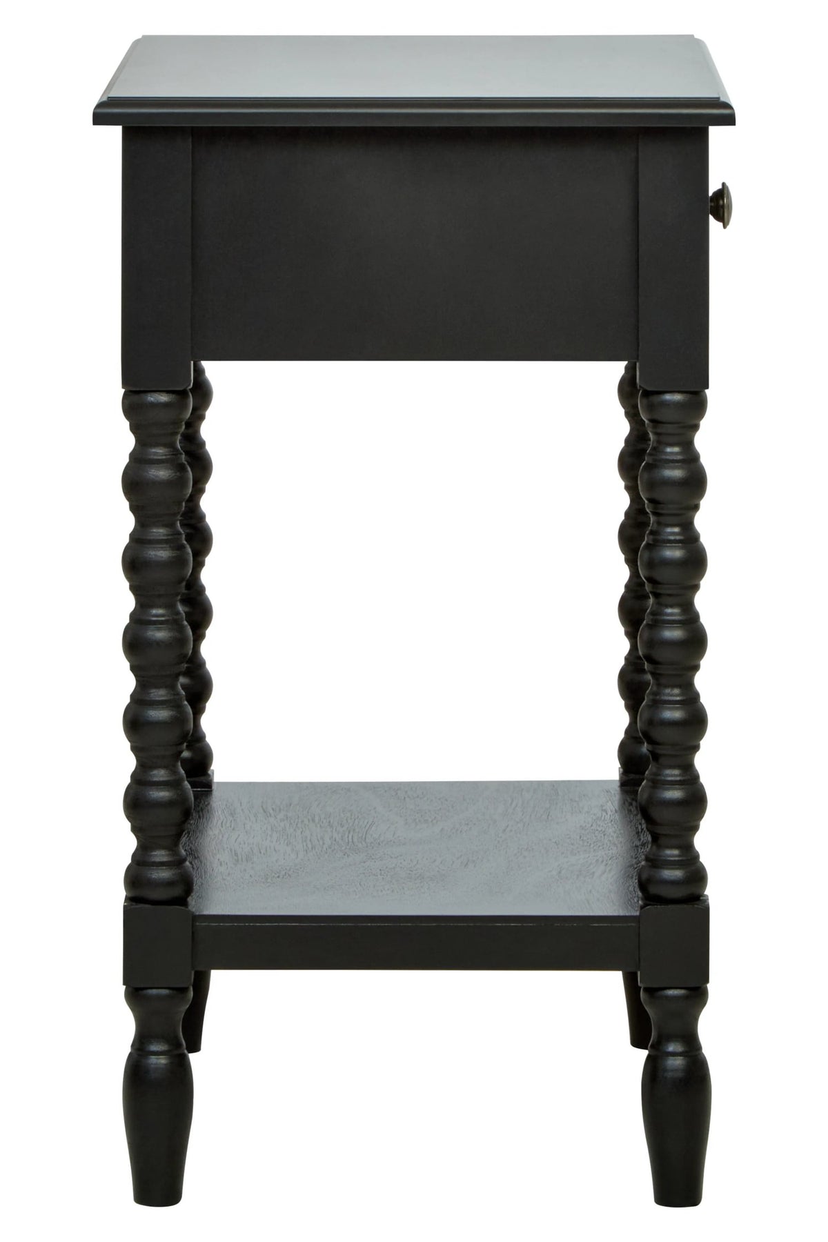 Savoy One Drawer Bobble Detail Wooden Bedside Table
