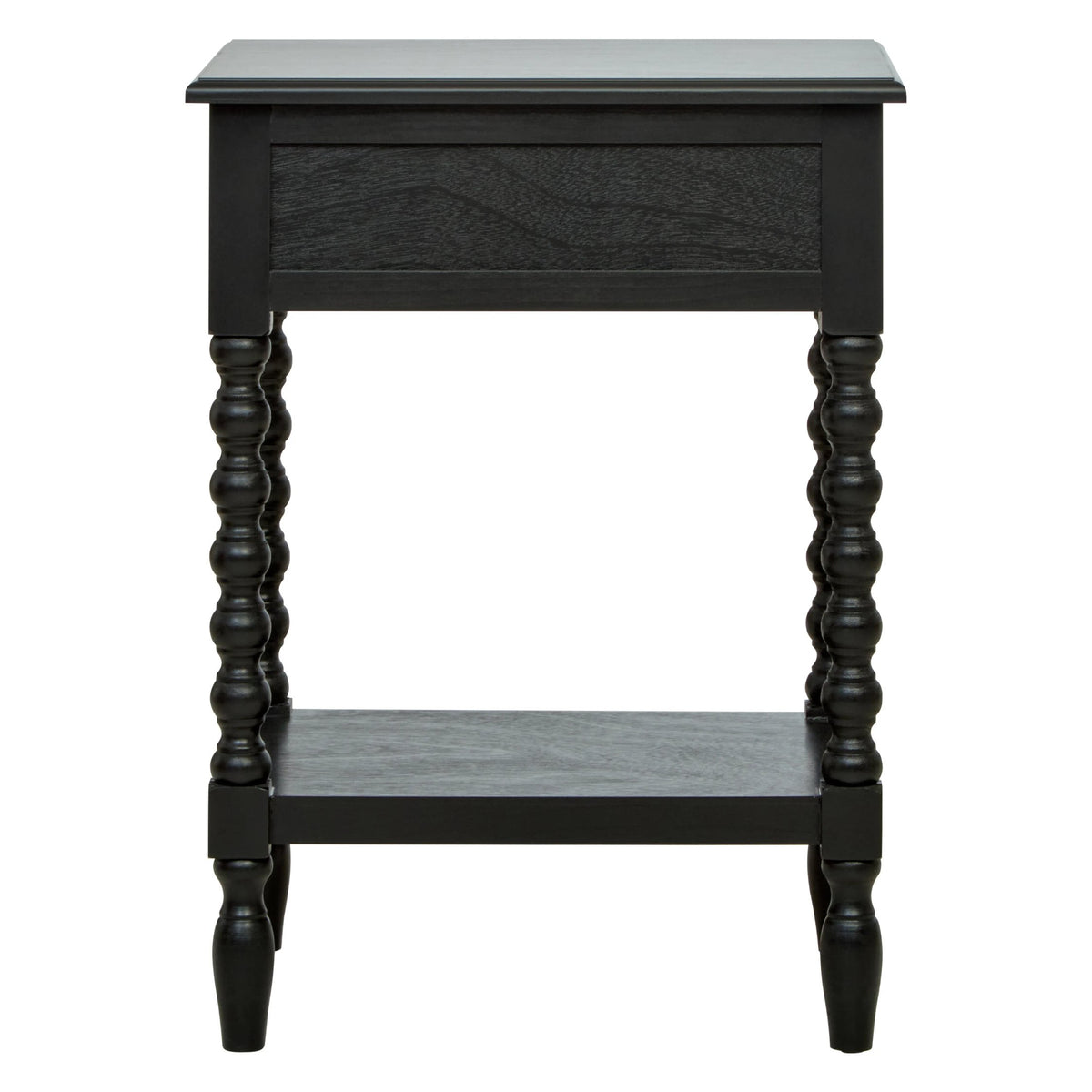 Savoy One Drawer Bobble Detail Wooden Bedside Table