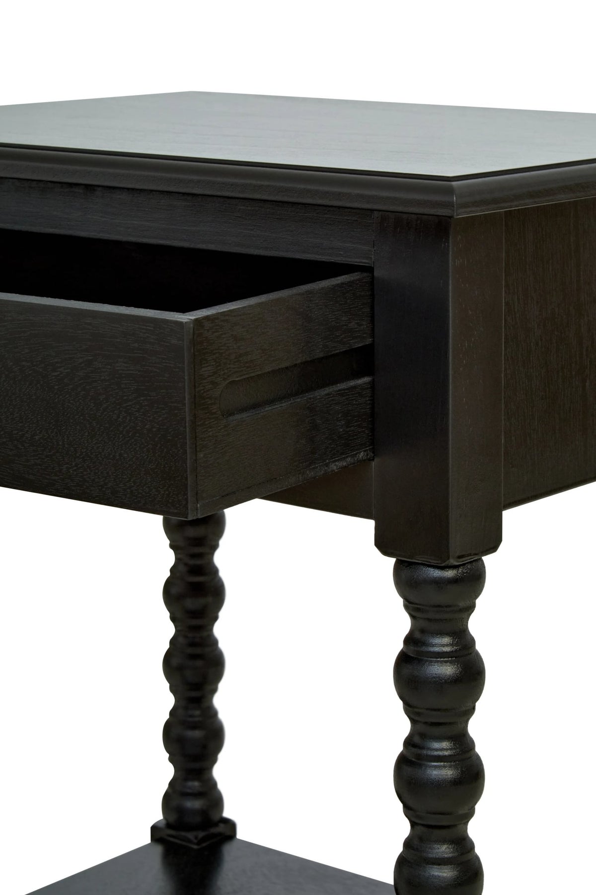 Savoy One Drawer Bobble Detail Wooden Bedside Table