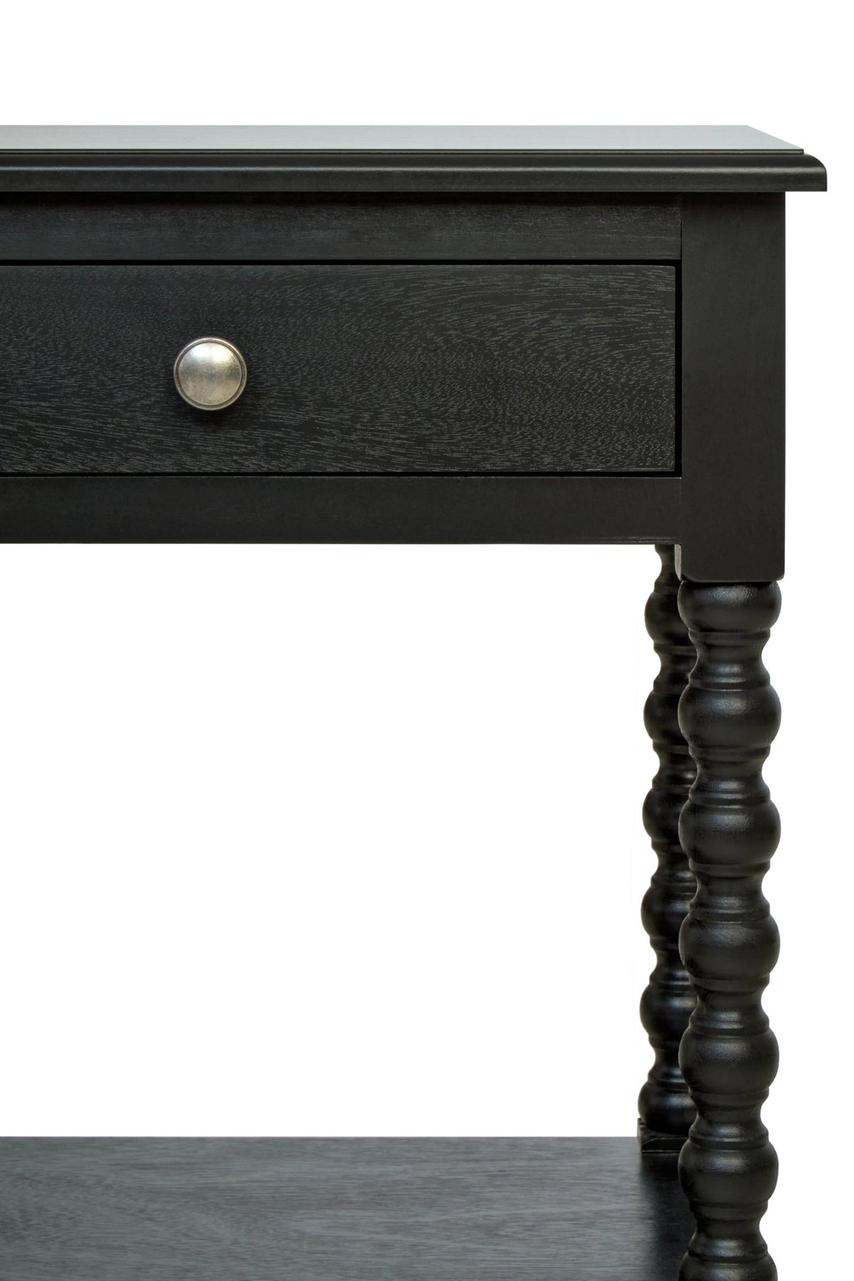 Savoy One Drawer Bobble Detail Wooden Bedside Table