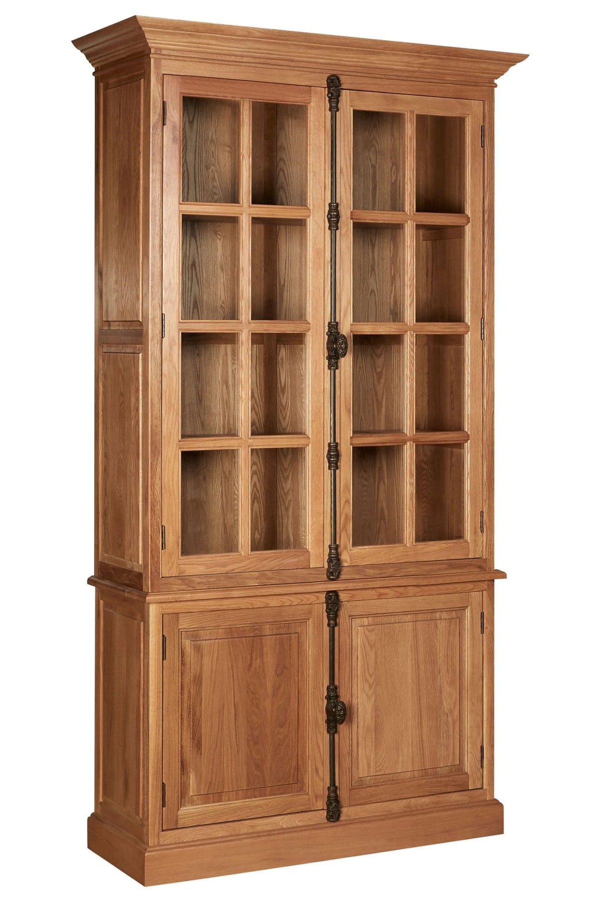 Cannes Oak Wood Tall Cabinet