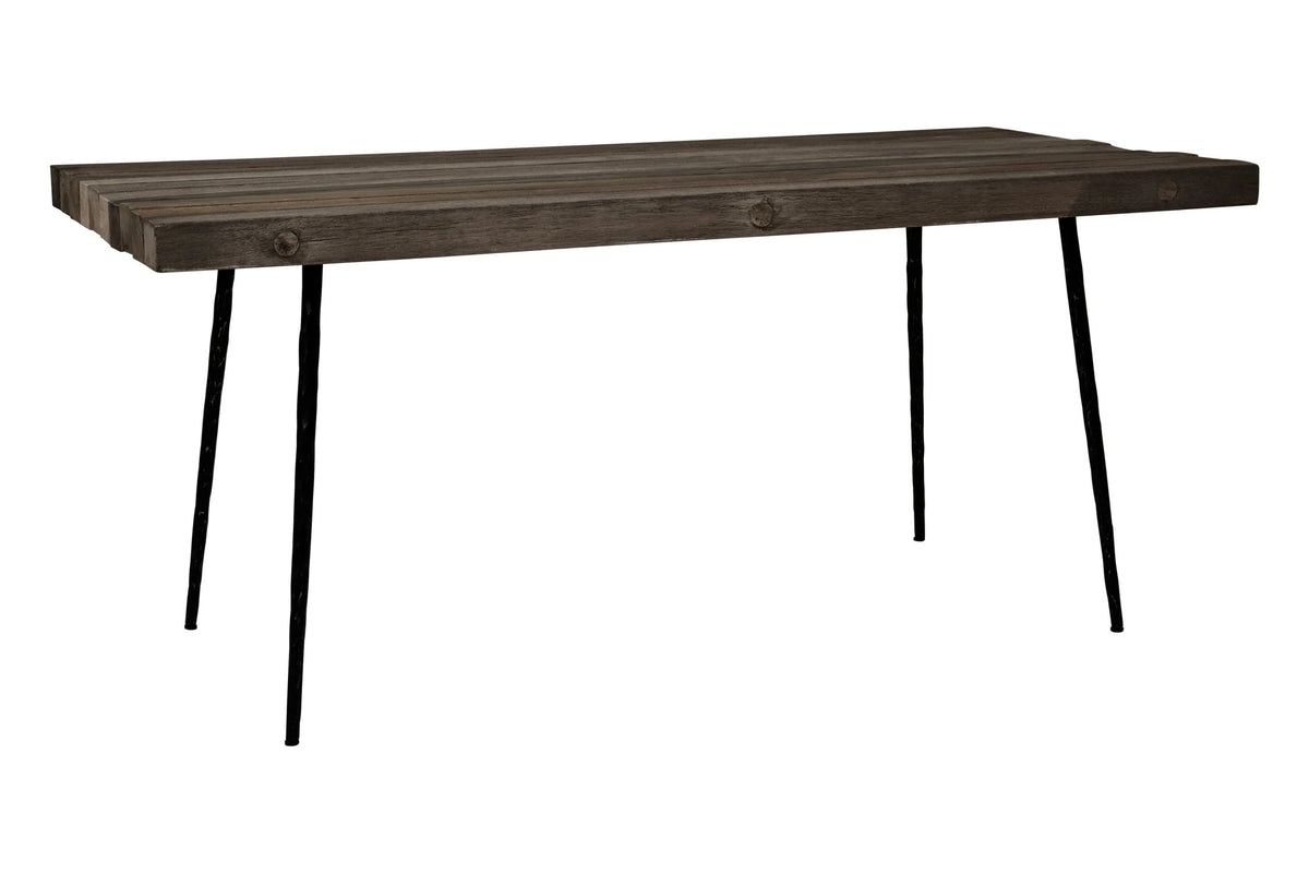 Siena Recycled Oak Wood Rectangular Dining Table