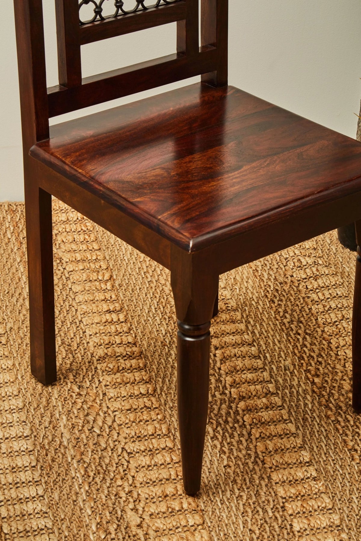 Brooklyn Dark Sheesham Wood Dining Chair