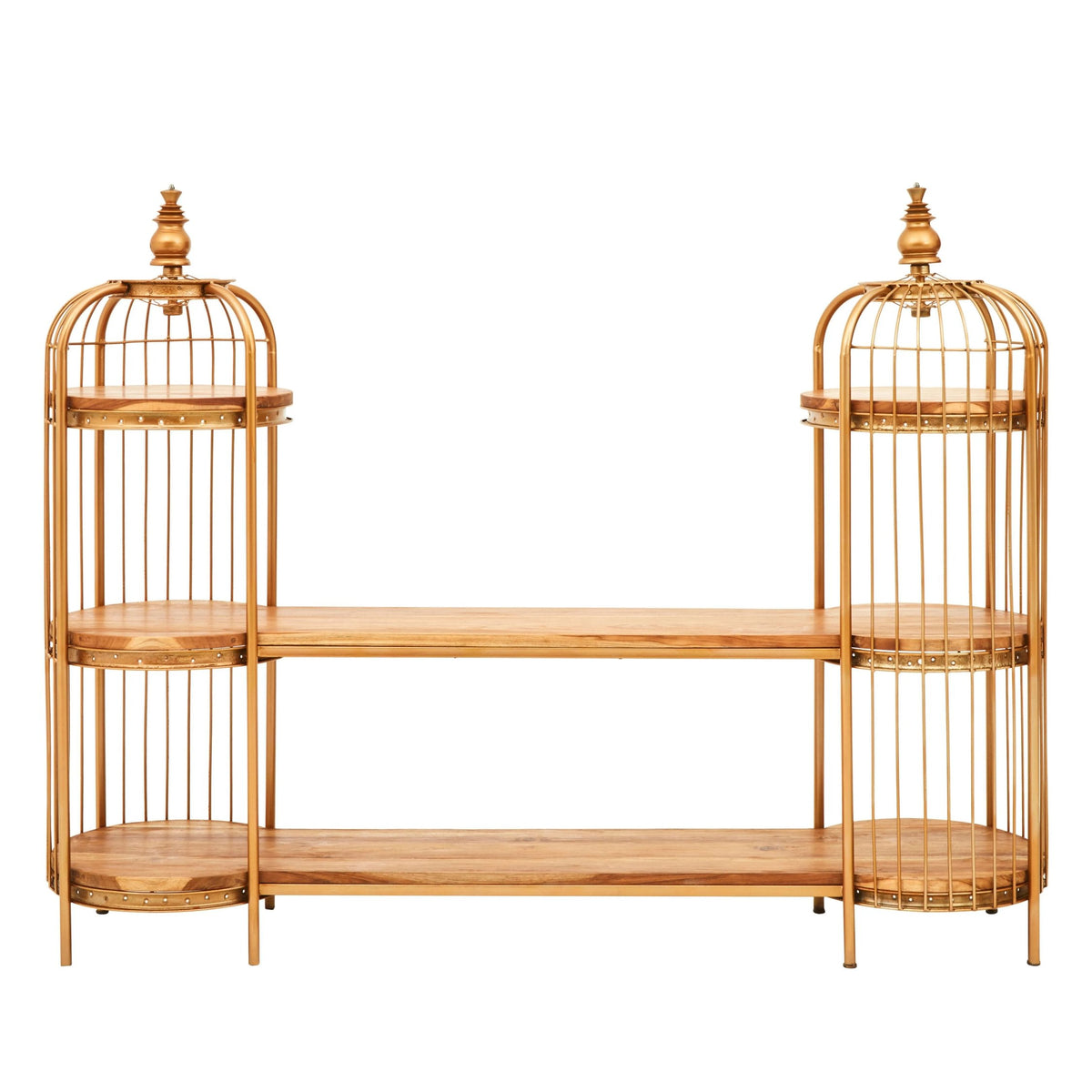 Lyndhurst Double Birdcage Wide Shelf Unit