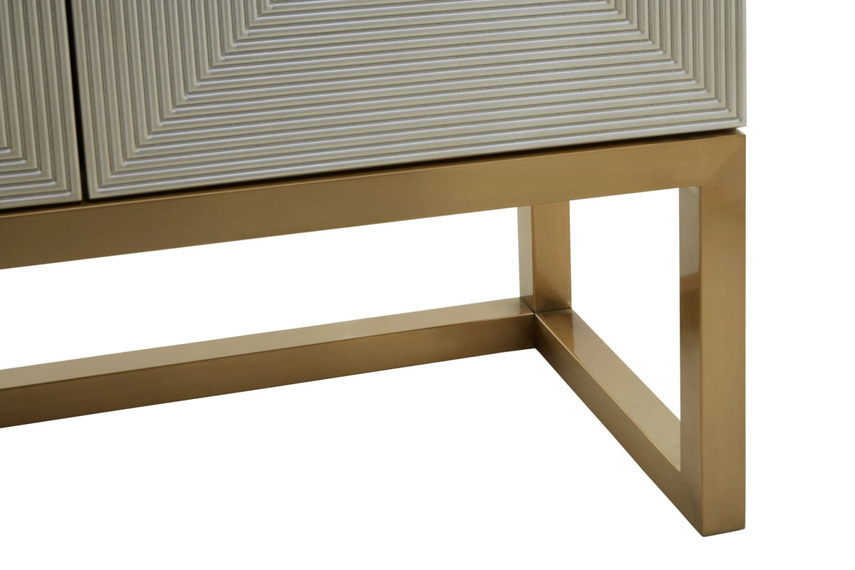 Truro Grey and Champagne Finish Sideboard