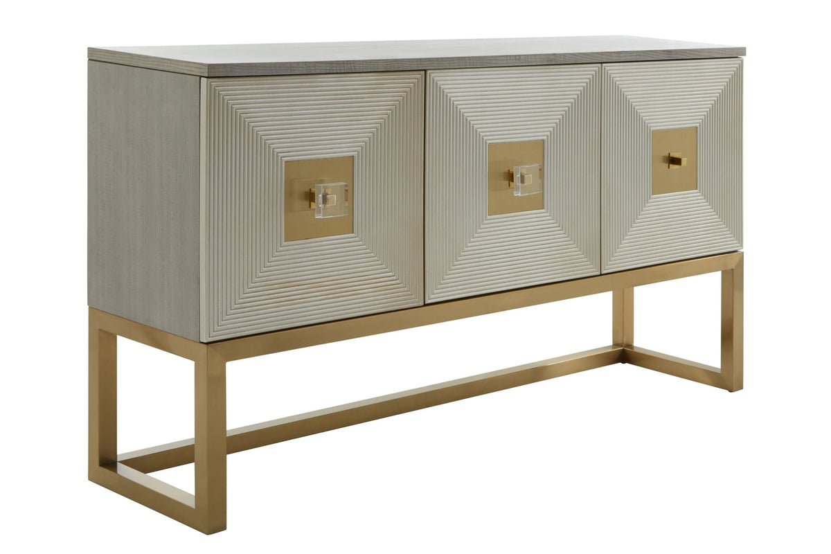 Truro Grey and Champagne Finish Sideboard