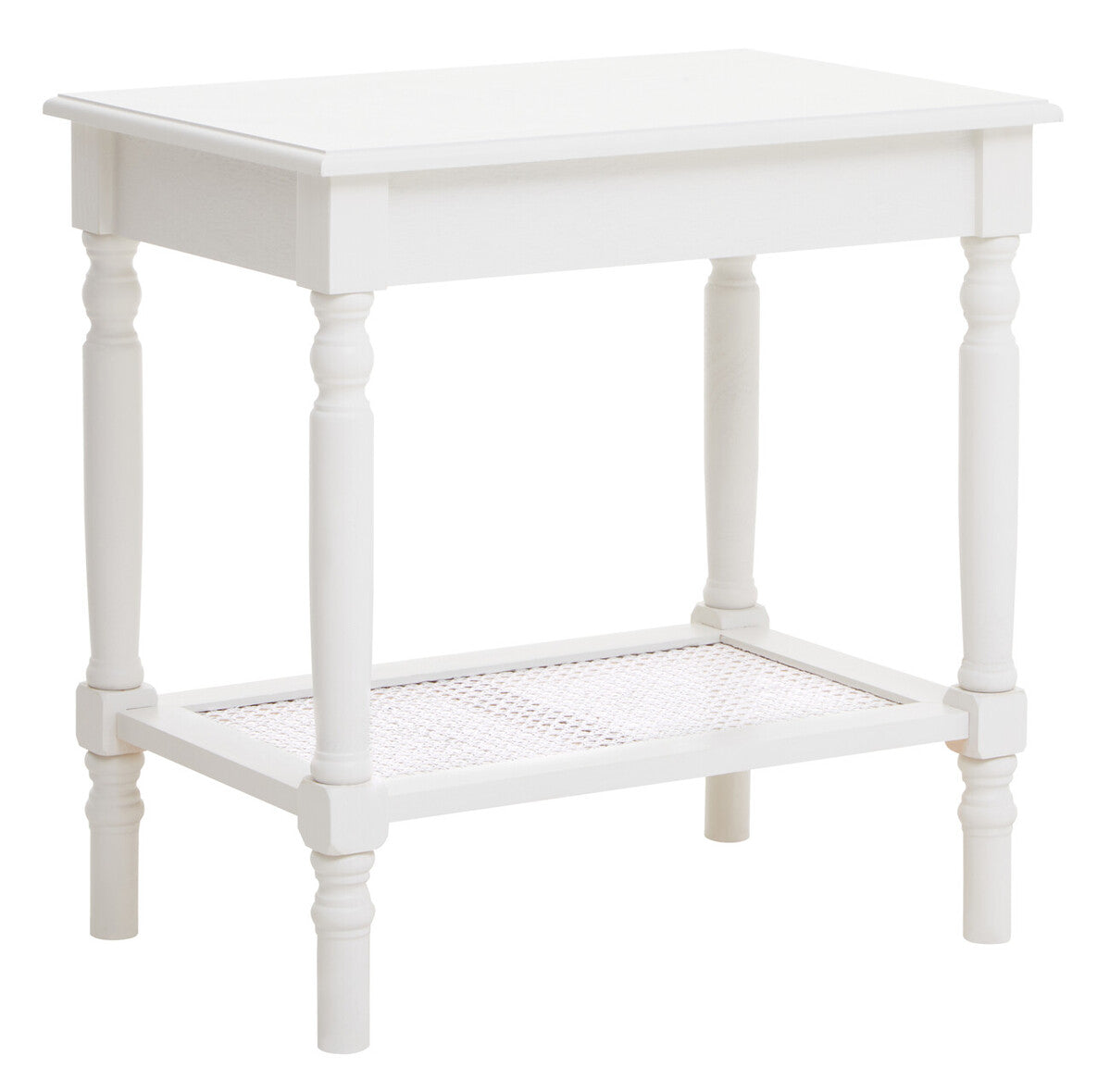 Savoy Wooden Side Table with Lower Shelf
