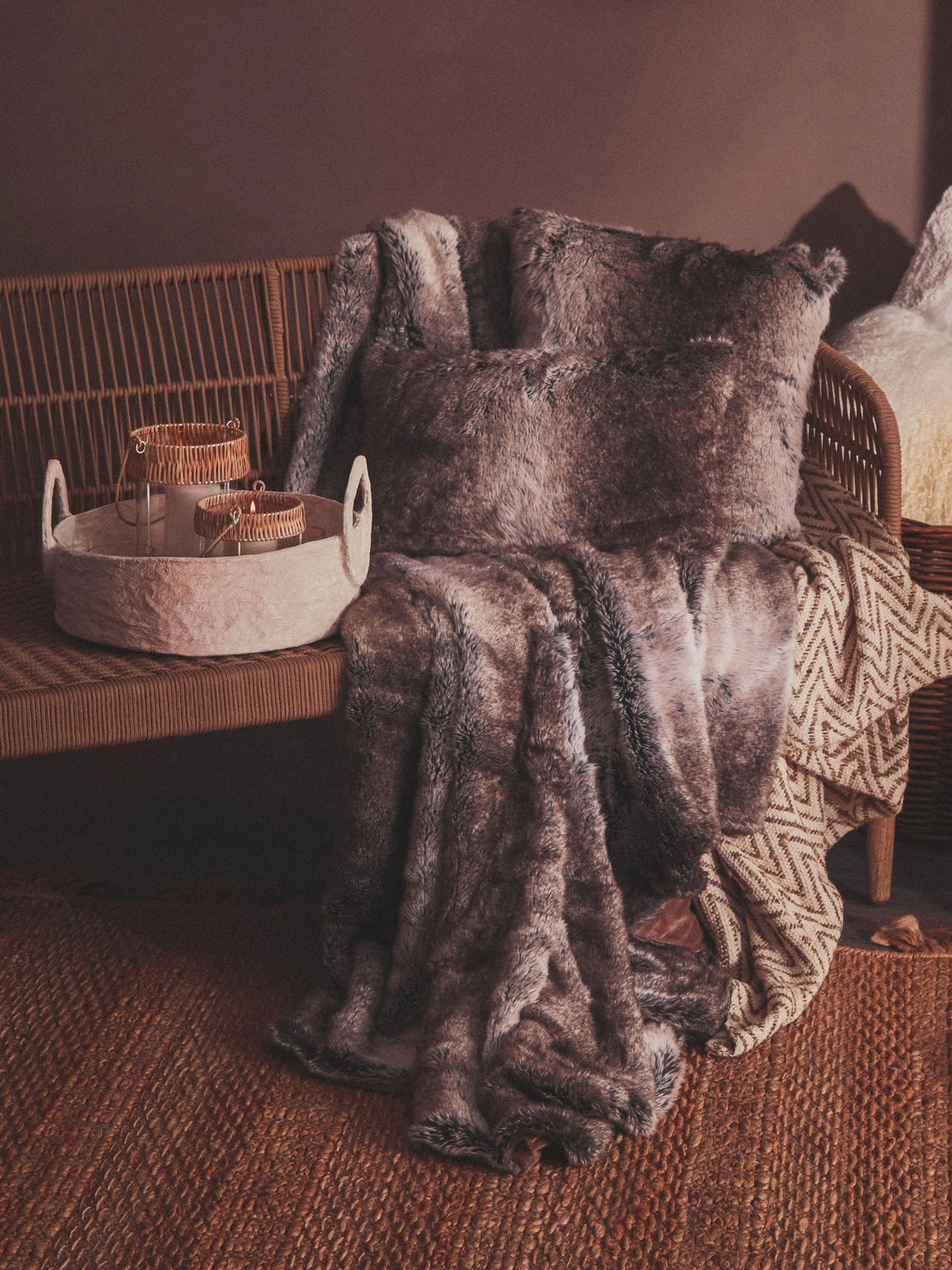 Bristol 3 Seater Woven Rope Sofa