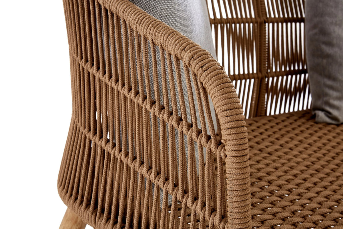 Bristol 3 Seater Woven Rope Sofa