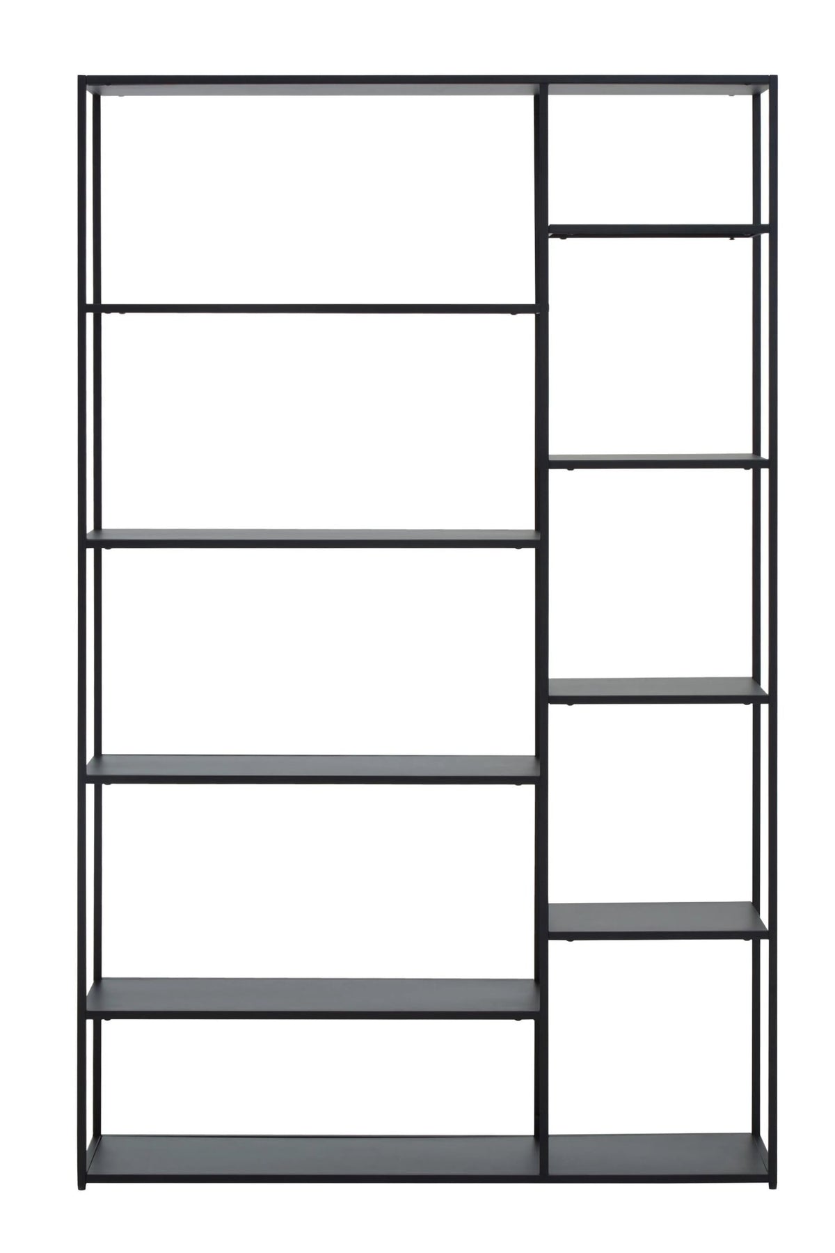 Oxford Black Metal Multi Tier Shelf Unit