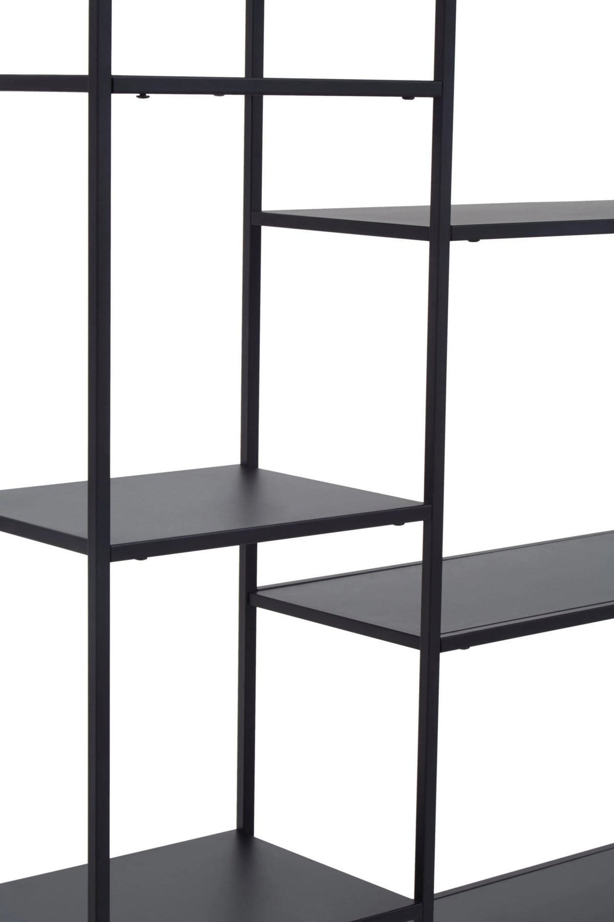 Oxford Black Metal Multi Tier Shelf Unit