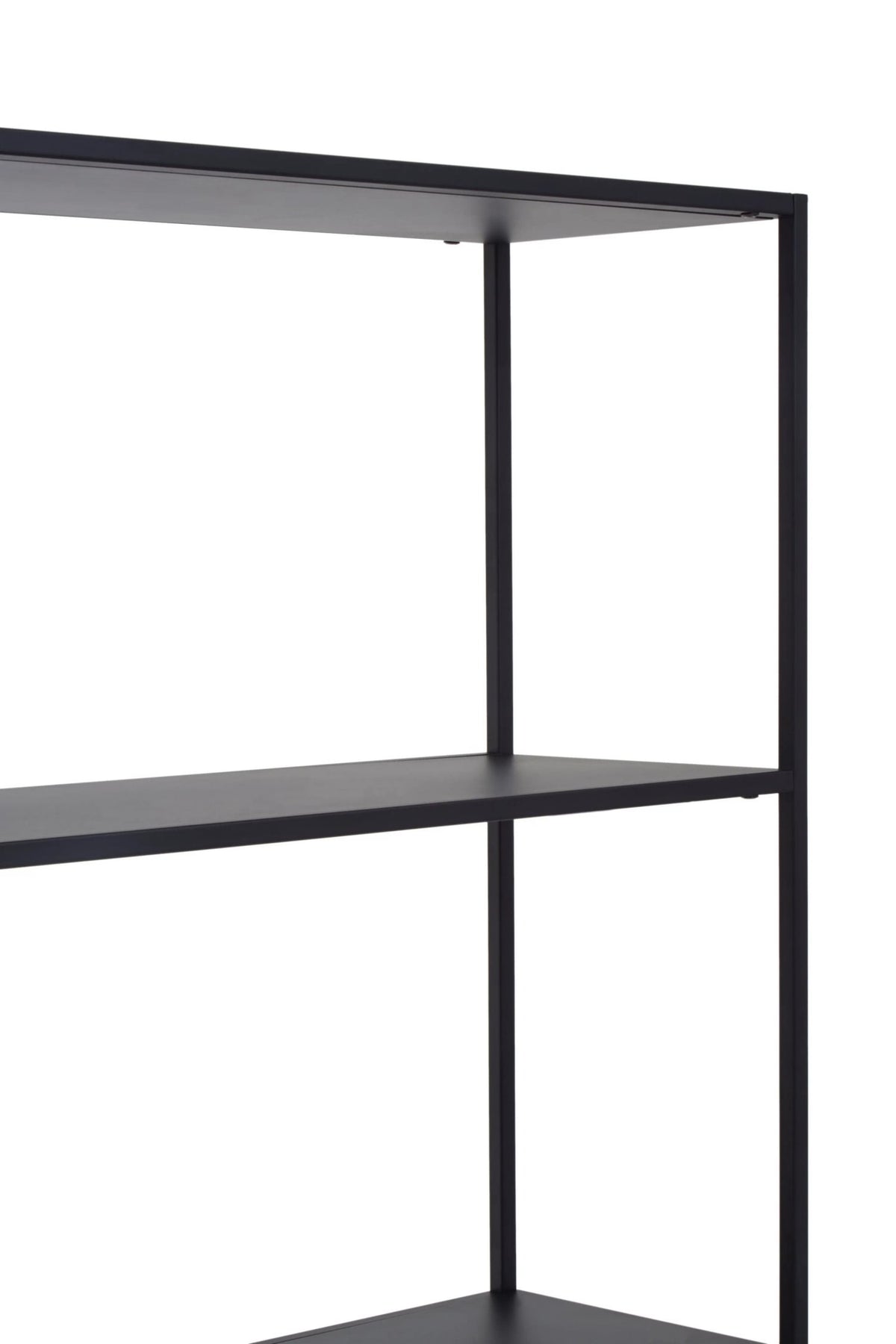 Oxford Black Metal Multi Tier Shelf Unit