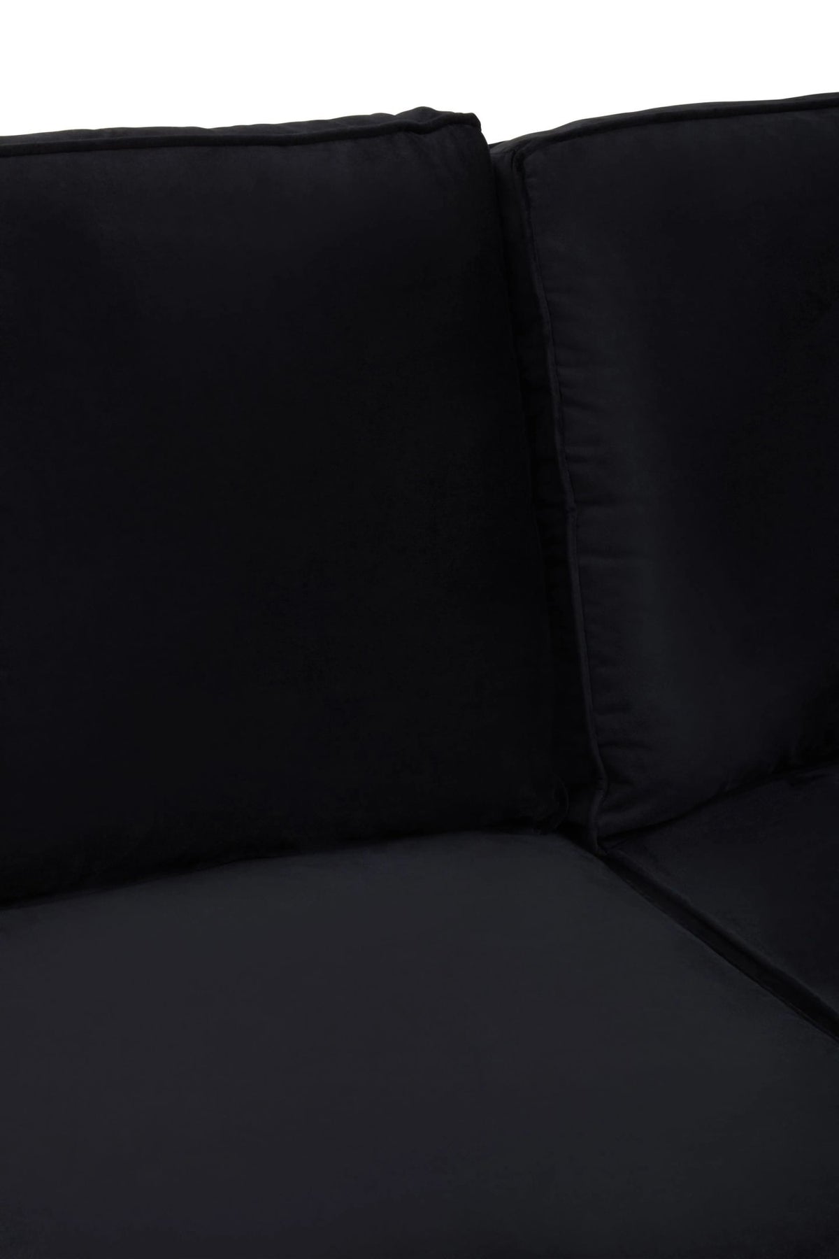 Whitby Three Seat Velvet Right Chaise Sofa