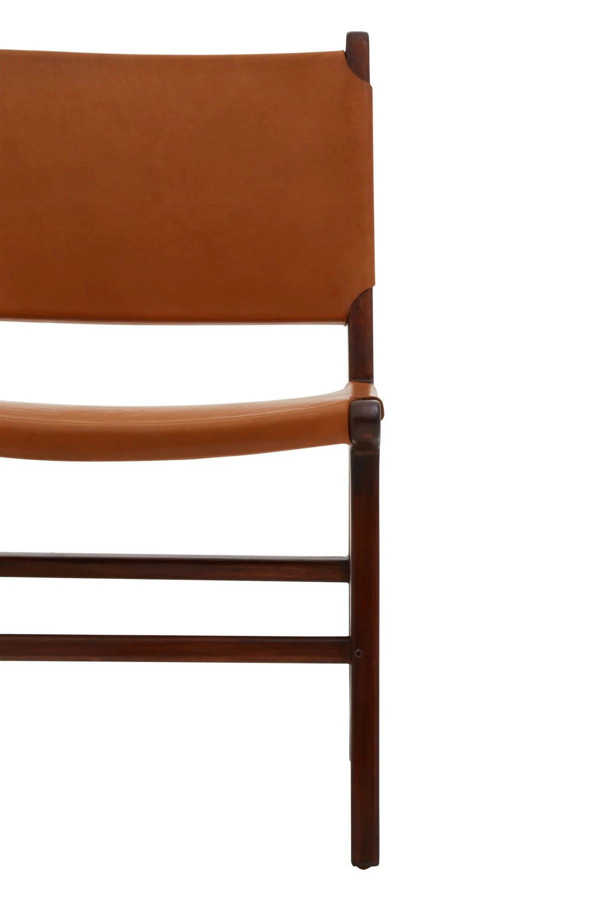 Carlton Antique Brown Leather Chair