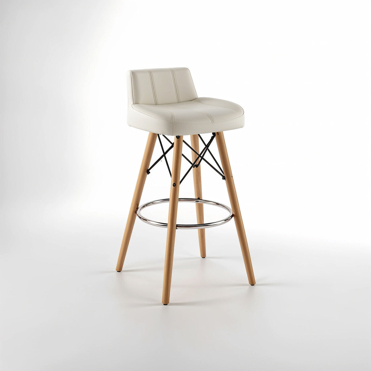 Richmond Leather Effect Bar Stool