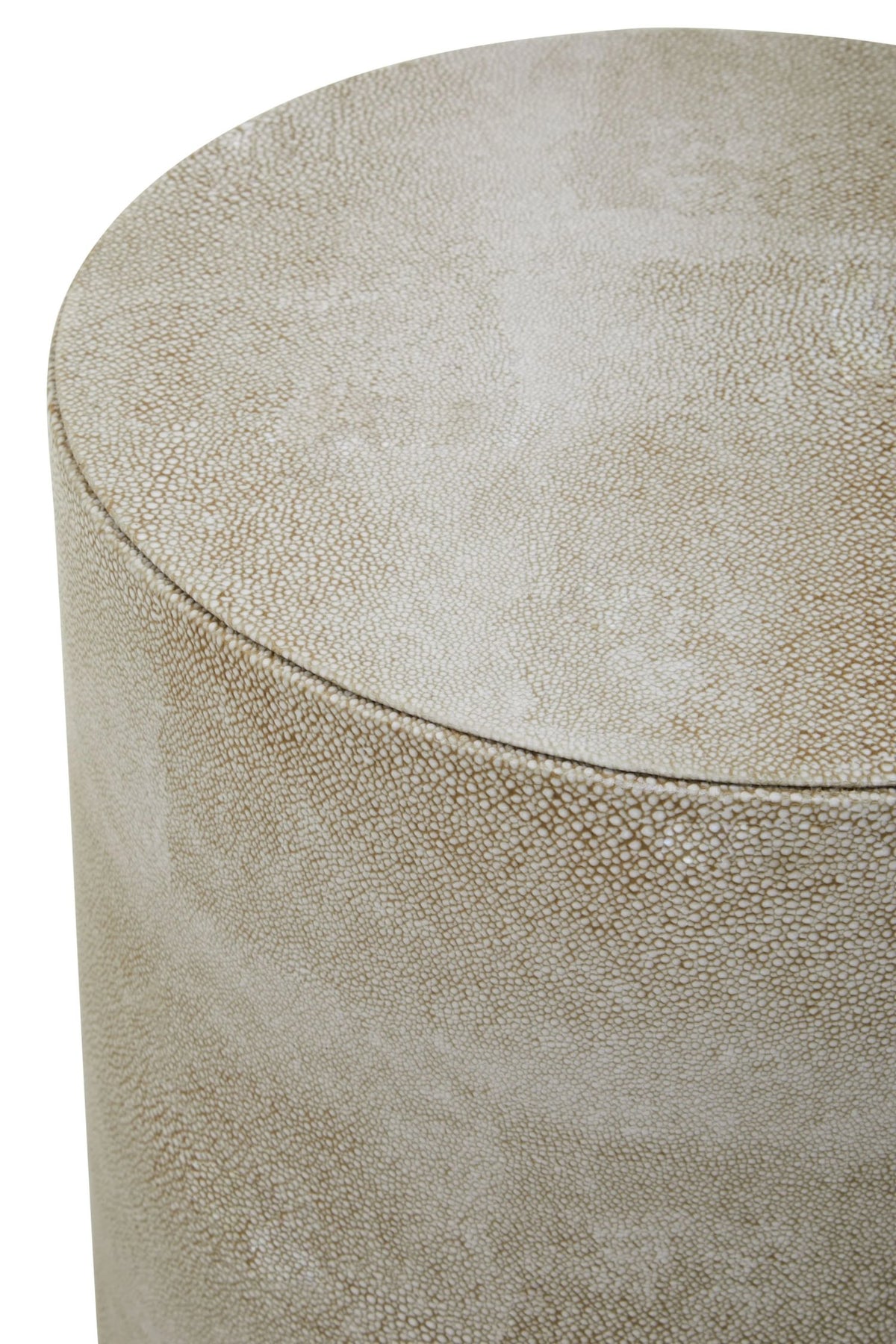 Portofino Shagreen Effect Round Stool and Side Table