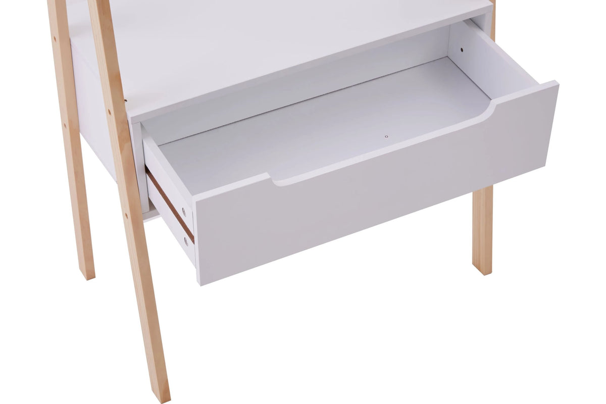 Capri White Ladder Style Shelf Unit