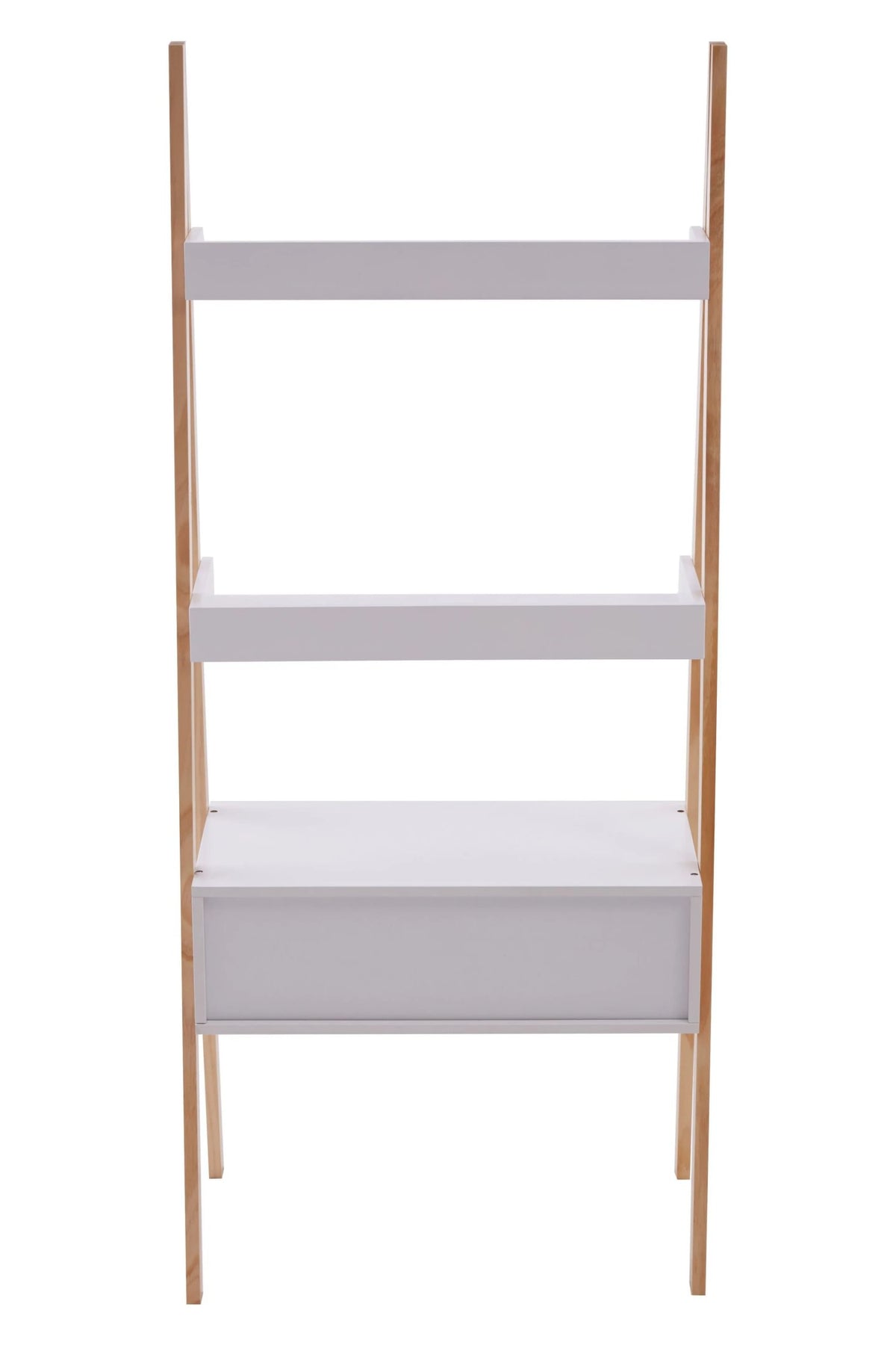 Capri White Ladder Style Shelf Unit