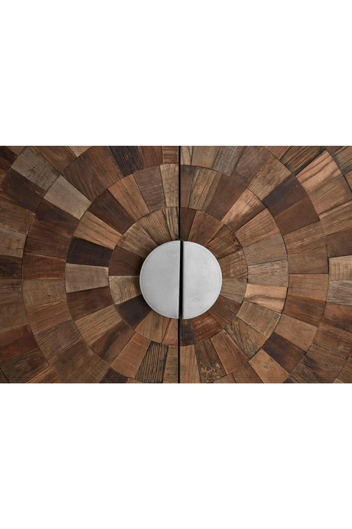 Bexhill Small Recycled Elm Wood 2 Door Cabinet