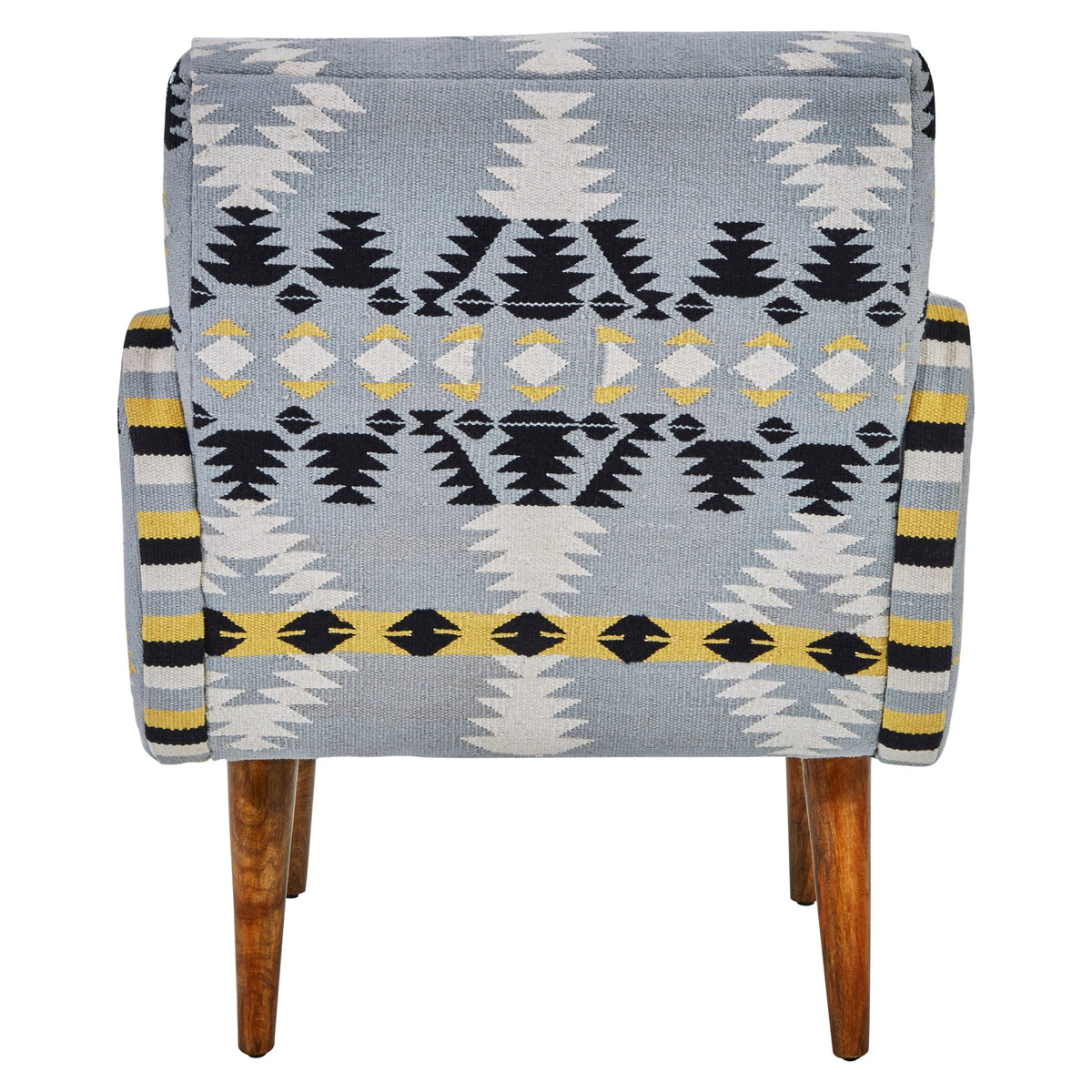 Granada Kilim Style Armchair with Mango Wood Legs