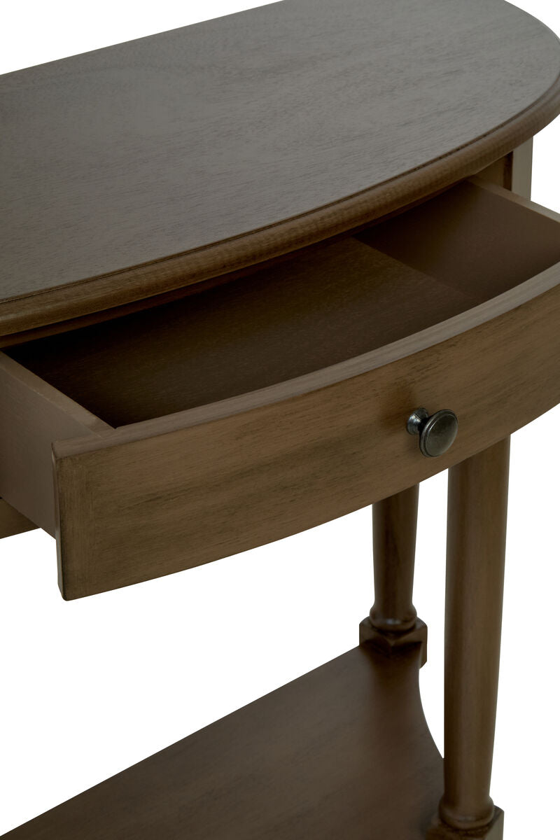 Savoy Dark Brown One Drawer Console Table