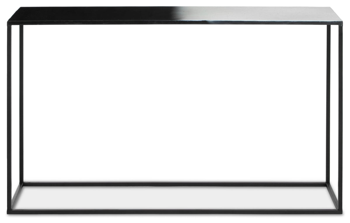 Wendover Black and White Ombre Console Table
