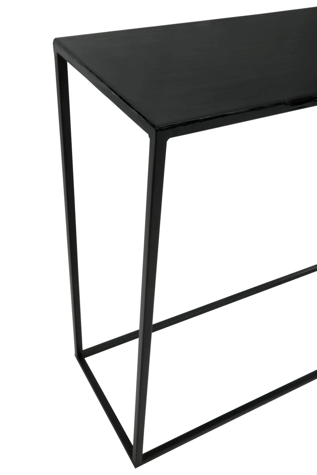 Wendover Black and White Ombre Console Table