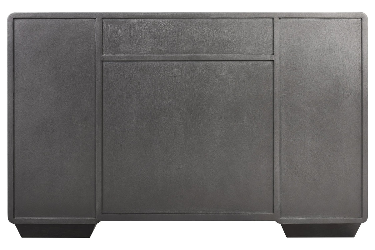 Rye Wood Veneer Seven Drawer Dressing Table