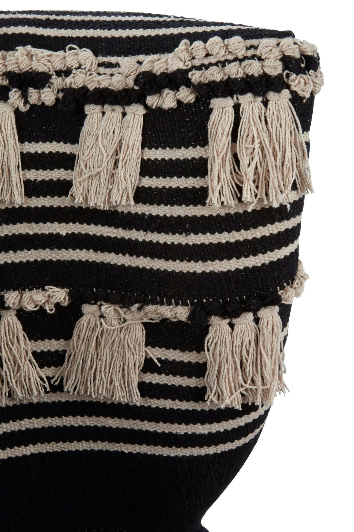 Granada Black and White Textured Fabric Chair
