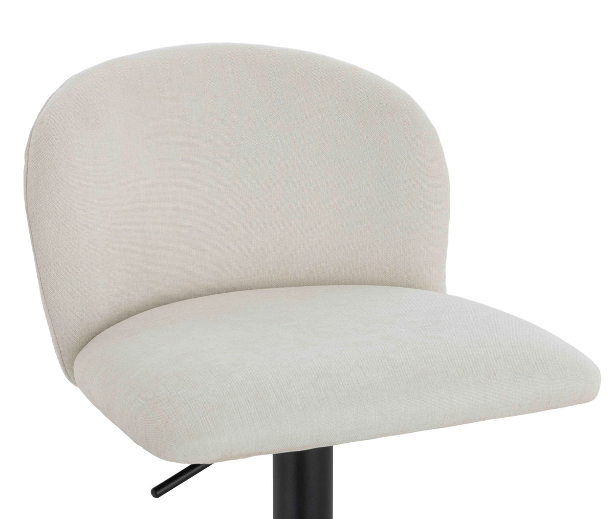 Chichester Set of 2 Textured Fabric Curved Bar Chairs #colour_beige