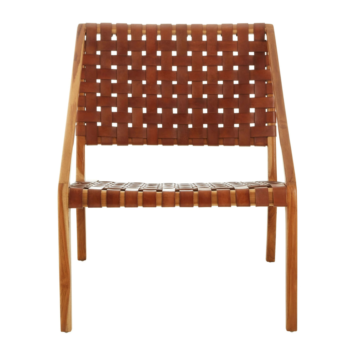 Seville Leather Woven Chair