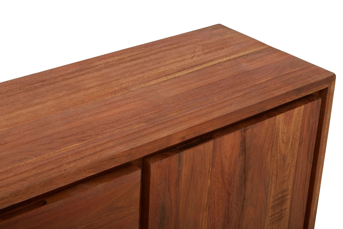 Oxford Acacia Wood 2 Doors and 3 Drawers Sideboard