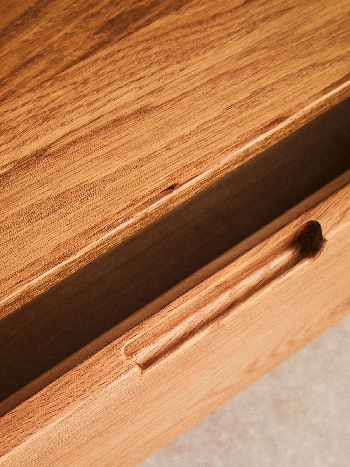 Cannes Rattan and Oak Wood 2 Door Wardrobe