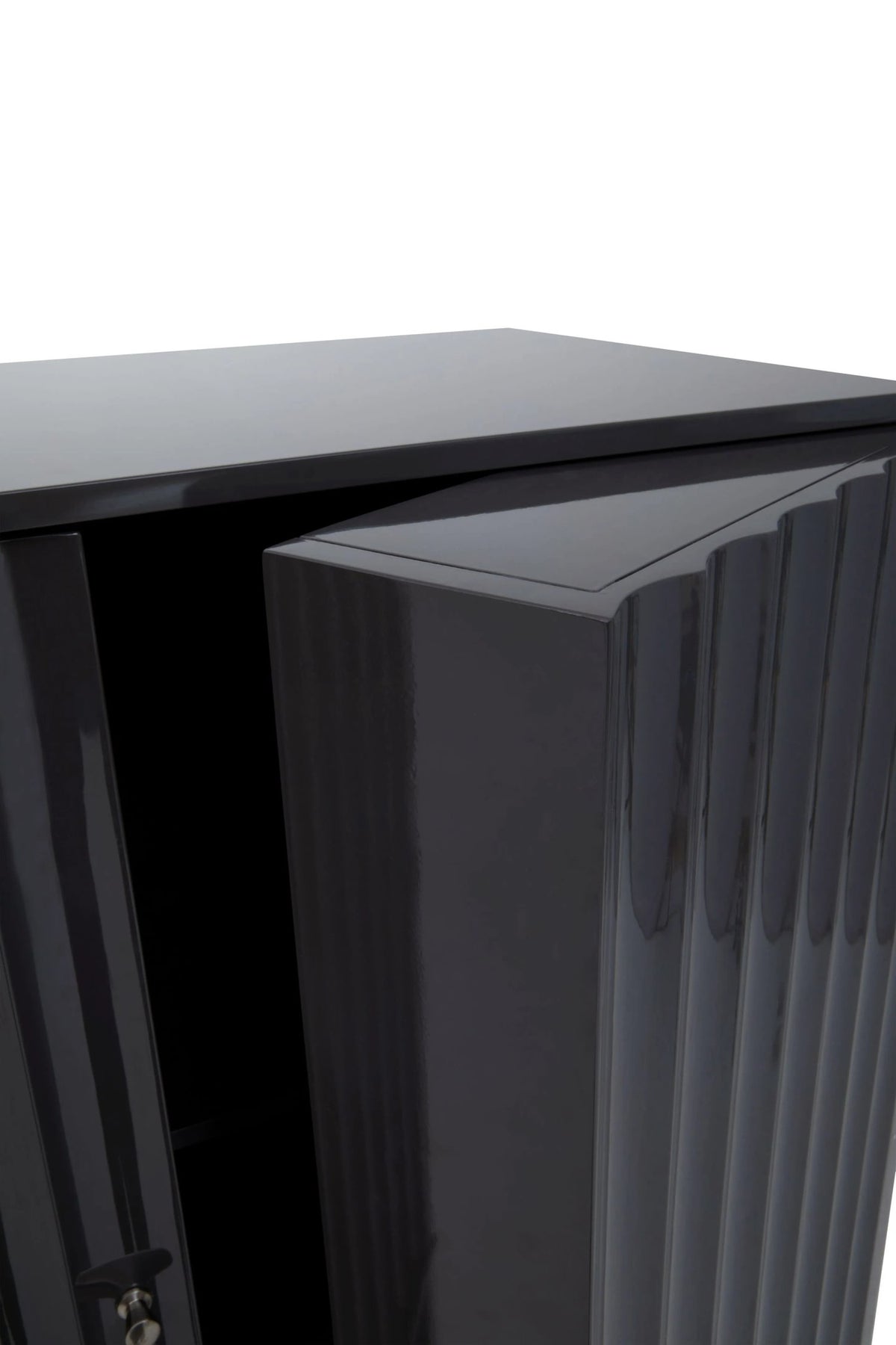 Sandringham Grey Gloss Finish Cabinet