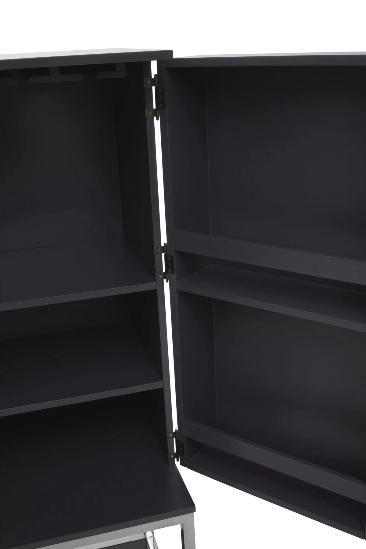 Sandringham Grey Gloss Finish Cabinet