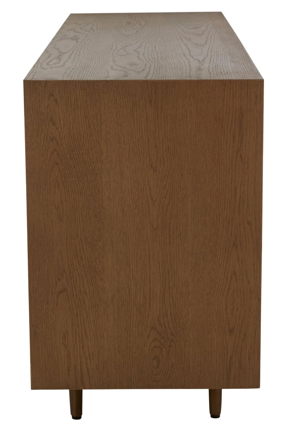 Kensington Natural Oak and Elm Wood 2 Door with Drawers Sideboard