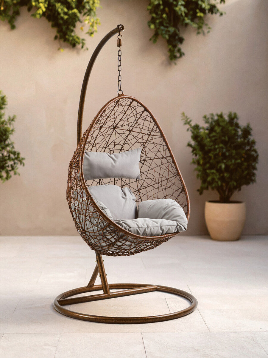 Bristol Brown Rattan Hanging Chair
