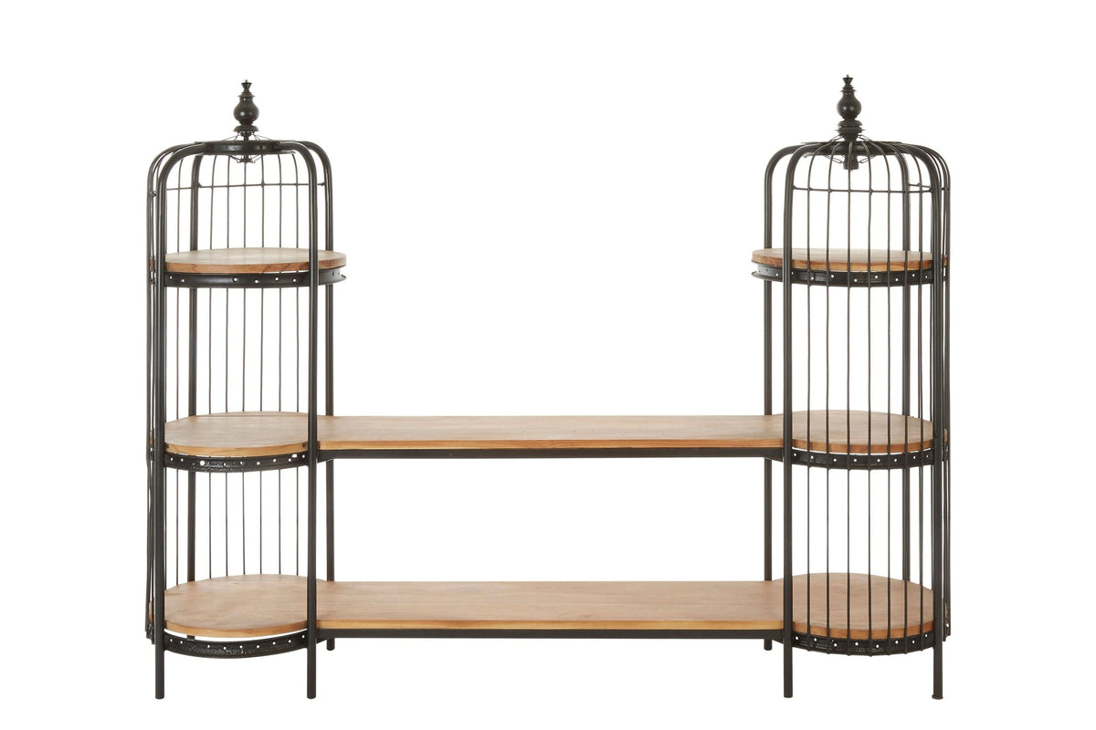Lyndhurst Double Birdcage Wide Shelf Unit