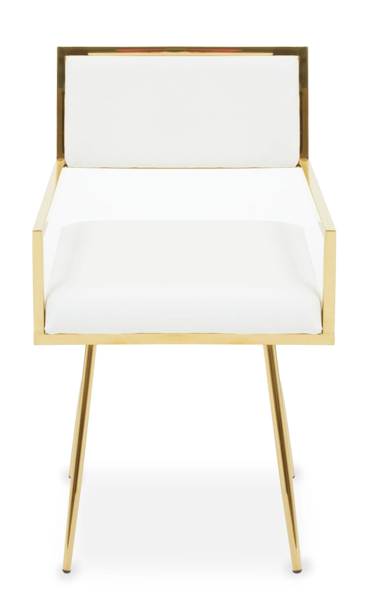 Devon Ivory Faux Leather Dining Chair